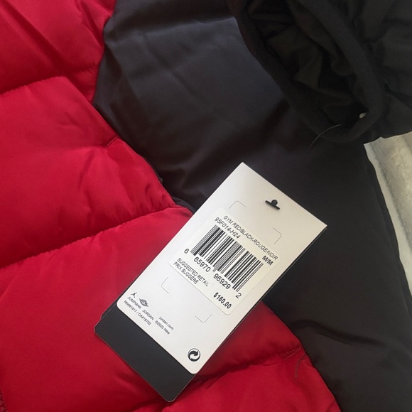 Jordan Red and Black Puffer Jacket - Picture 3 of 6